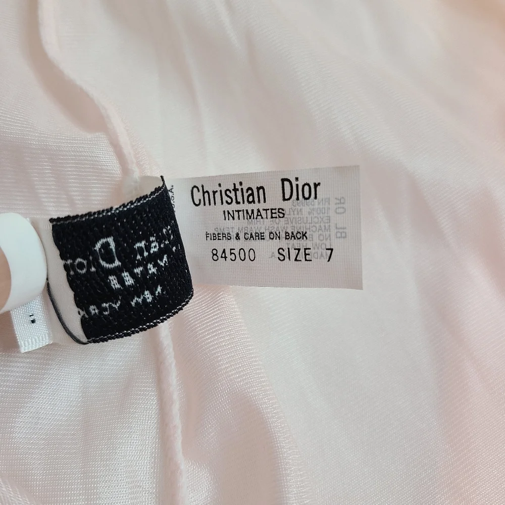 VTG Christian Dior Silky Sheer Nylon Full Cut Granny Brief Panty Size Lg - Picture 6 of 7